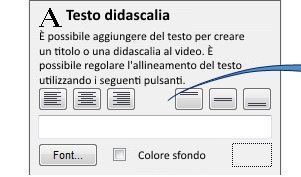 Aggiungi didascalie e testo mentre registri da schermo, webcam o dispositivo di acquisizione video.