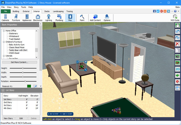 DreamPlan Gartengestaltung Software Screenshot