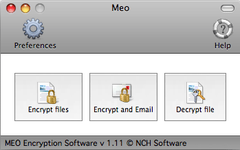 MEO File Encryption for Mac 2.16