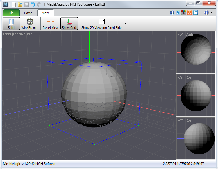 MeshMagic 3D Modeling Software Free screen shot