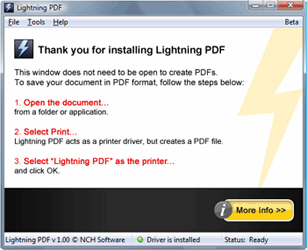 Ligtning PDF Printer