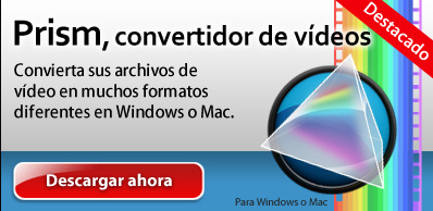 Descargar Prism, el conversor de archivos de vídeo