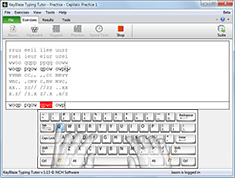 Click to view KeyBlaze Typing Tutor 1.25 screenshot