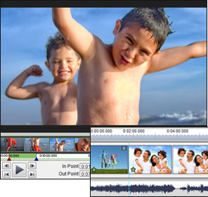 Screenshots of VideoPad Free Video Editing Software