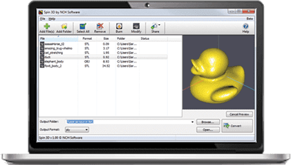 3D File Converter Software. Free. Convert for 3D Printing Models