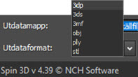 STL, 3DP, 3MF, OBJ, PLY 3D-filformatkonverterare