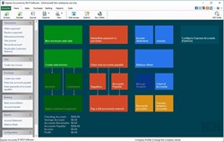 Captura de tela do Software de Contabilidade de Express Accounts