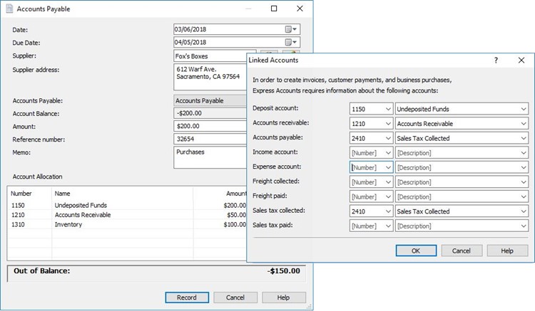 Express accounts nch Express accounts nch