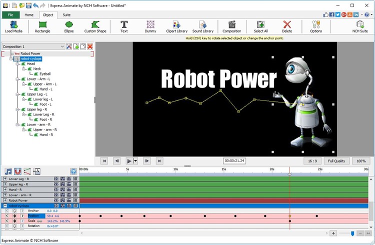 Express Animate Animation Free for Mac Screenshot