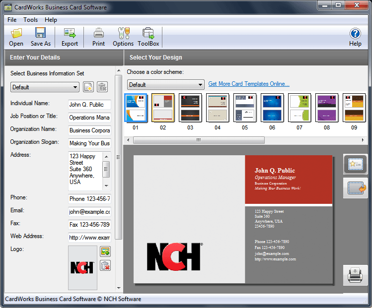 CardWorks Plus Edition screenshot