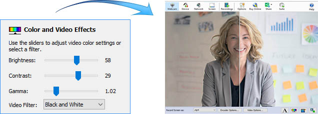 Video Capture Software Video Webcam Or Screen Recorder