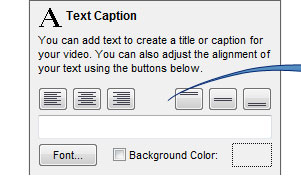 Legg til teksting og tekst mens du tar opp fra skjermen, webkameraet eller videoopptaksenheten.