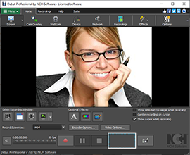 Debut Screen Recorder Software screenshot