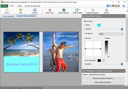 Programa para hacer caratulas de CD/DVD y etiquetas de CD/DVD.