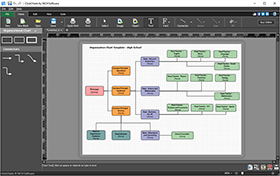 ClickCharts Diagram & Flowchart Software captura de tela principal
