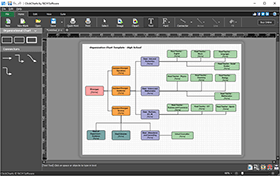 ClickCharts Diagram & Flowchart Software main screenshot