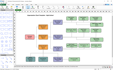 ClickCharts Org Chart template