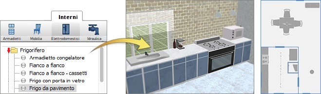 Visualizza il tuo nuovo progetto di ristrutturazione della cucina.