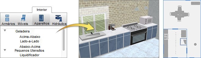 Visualize seu novo projeto de reforma da cozinha.