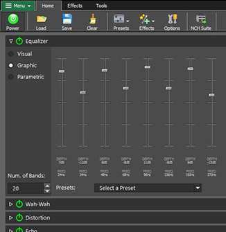 DeskFX audio enhancer screenshot