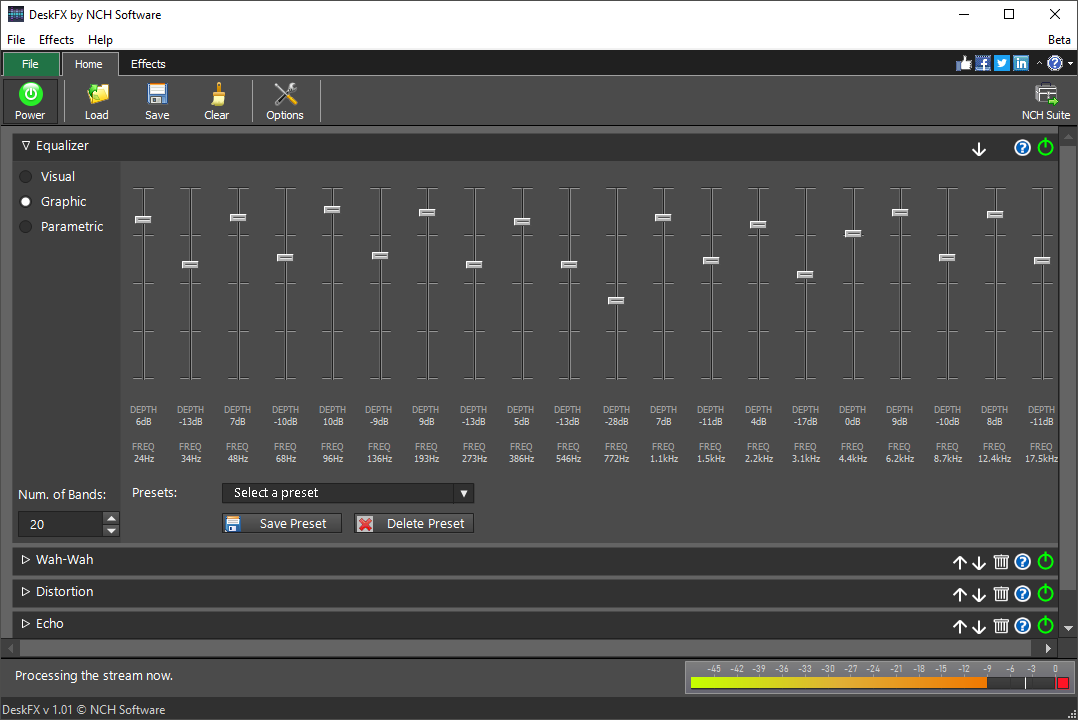 Windows 8 DeskFX Free Audio Enhancer Software full