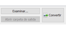 Presiona convertir