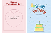 Create greeting cards with DrawPad