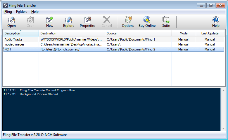 Fling Free FTP Uploader Software 5.03 full