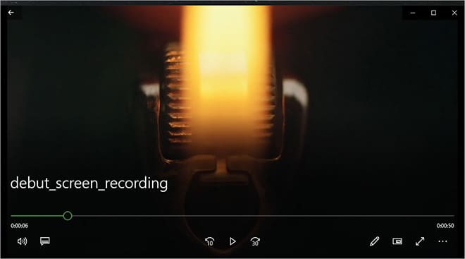 Descargar Debut, software de grabación de video Exportación de captura de pantalla de vídeos desde la pantalla de Debut