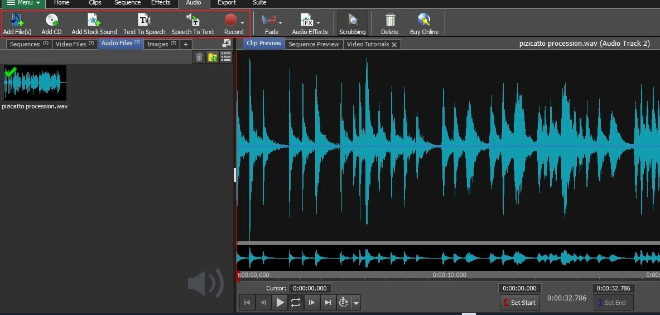 Añadir efectos de audio al vídeo