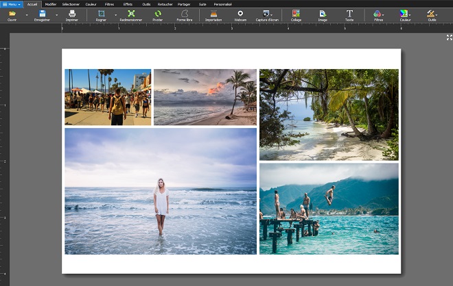 Image montrant comment faire un collage de photos