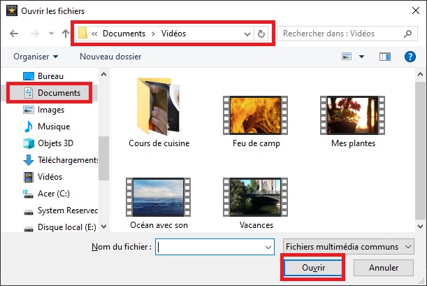 comment ajouter des fichiers vidéo à transférer sur votre PC
