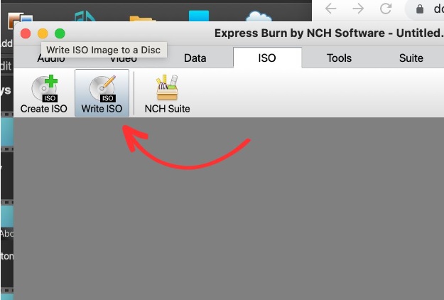 Burn-Select Write ISO