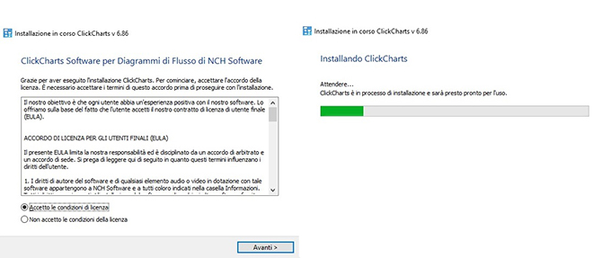 Immagine che mostra come scaricare ClickCharts Creatore di Diagrammi di Venn