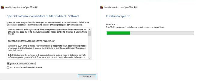 Immagine che mostra come scaricare Spin 3D Software Convertitore di Mesh 3D