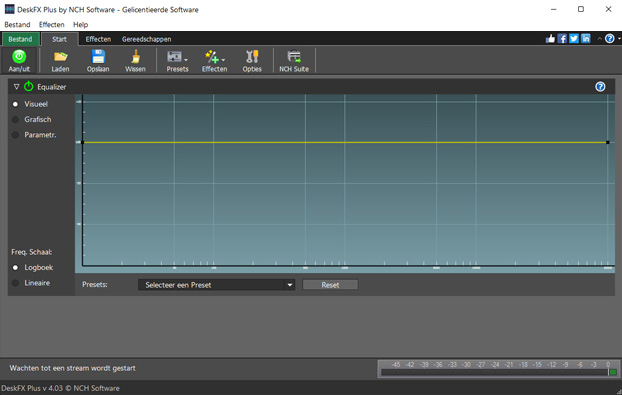 DeskFX hoofdinterface screenshot