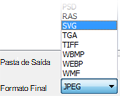 Converta JPG TIFF BPM RAW PNG GIF TIF NEF CR2 JPEG e mais formatos de imagem
