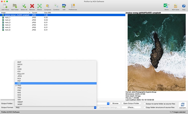 Pixillion Mac Afbeeldingsconverter 11.46 full