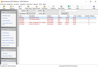 Inventoria Screenshot