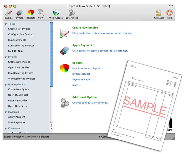 Express Invoice Plus for Mac 9.01