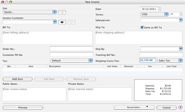 NCH Express Invoice Plus 9.14 Mac 破解版 发票创建管理和跟踪工具