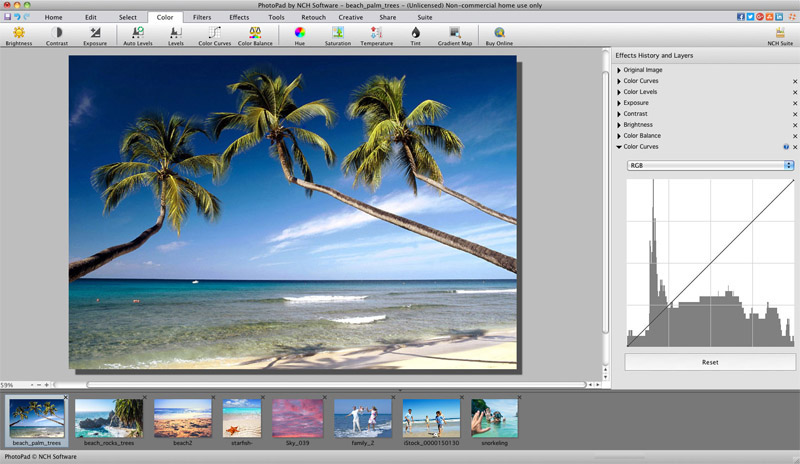 PhotoPad Free Mac Image and Photo Editor 13.08 full