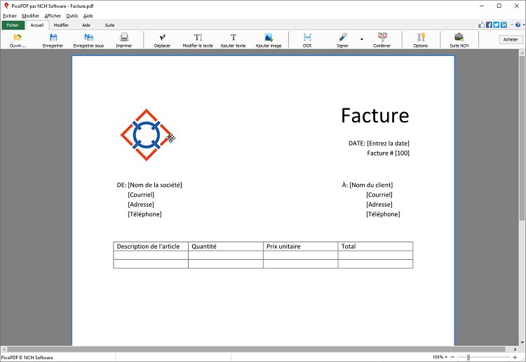 Capture d'écran de la nouvelle interface de PicoPDF - Éditeur PDF gratuit