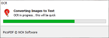 OCR dialog