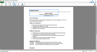 Schermata del software di editing PDF gratuito PicoPDF