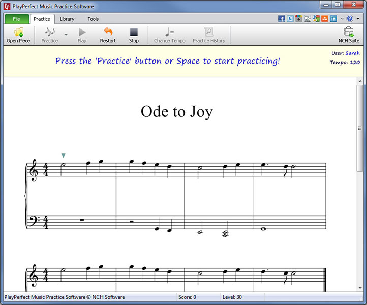 PlayPerfect Music Practice Software 0.94 full