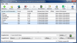 Prism Video Converter Software screenshot