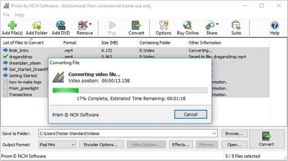 Prism Video Converter Free screenshot