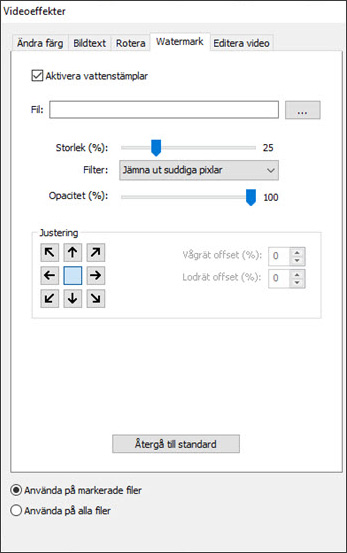 Prism Video File Converter lägga vattenstämplar till videor skärmdump