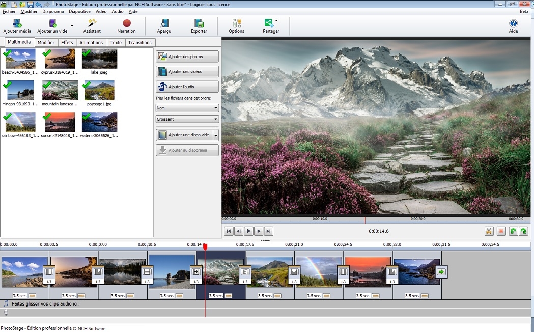 PhotoStage - Logiciel de diaporamas photo gratuit 11.27 full